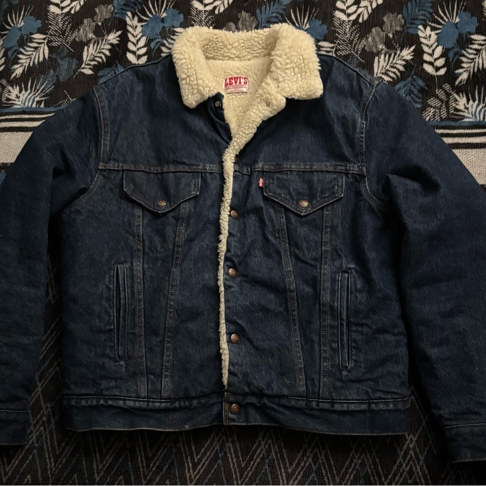 Levi’s 1980 Vintage navy denim jacket